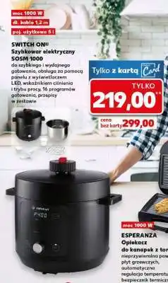 Kaufland SWITCH ON Szybkowar elektryczny SOSM 1000 oferta