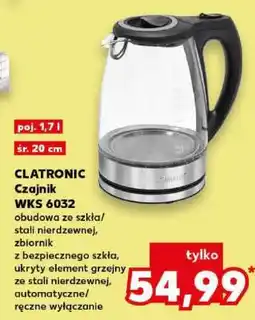 Kaufland CLATRONIC Czajnik WKS 6032 oferta