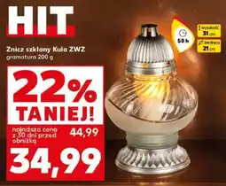 Kaufland Znicz szklany Kula ZWZ oferta