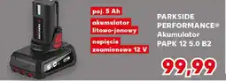 Kaufland PARKSIDE PERFORMANCE Akumulator PAPK 12 5.0 B2 oferta