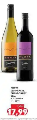 Kaufland PORTA CARMENERE, CHARDONNAY oferta