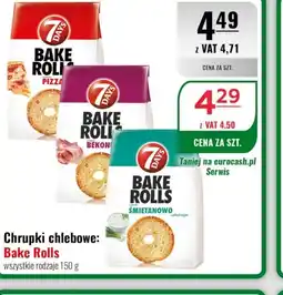 Eurocash Chrupki chlebowe Bake Rolls oferta