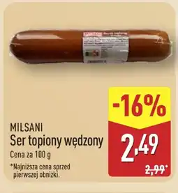 ALDI Ser topiony Milsani oferta