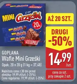 ALDI Wafle Grześki oferta