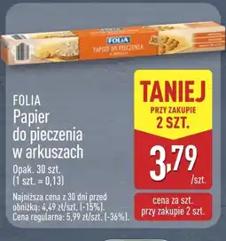 ALDI do pieczenia Folia oferta