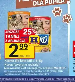 Hitpol Karma dla kota Miko Kares oferta