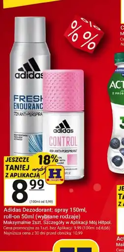 Hitpol Adidas Dezodorant oferta