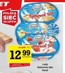 Gram Market Lody Kolorowe lato Koral oferta