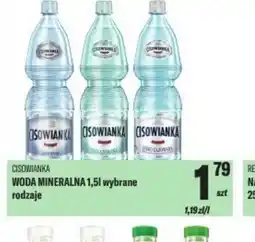 TomiMarkt Woda mineralna Cisowianka oferta