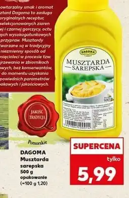 Kaufland Musztarda sarepska Dagoma oferta