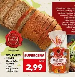 Kaufland Chleb żytni razowy Społem Kielce oferta