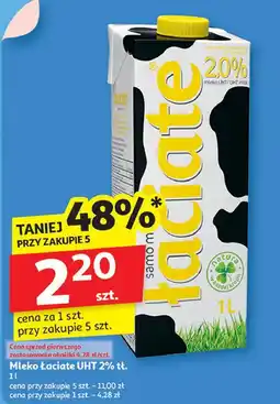 Auchan Mleko Łaciate UHT 2% oferta