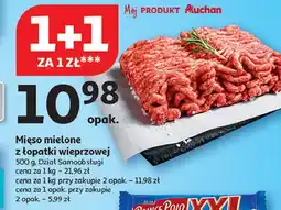 Auchan Mięso mielone z łopatki oferta