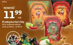 Auchan Chipsy bruschette jalapeno Hot-Chip oferta