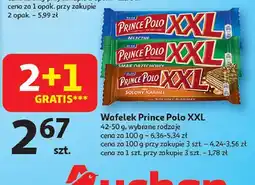 Auchan Wafelek orzechowy Prince Polo Xxl oferta