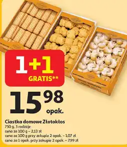 Auchan Ciastka domowe Złotokłos oferta
