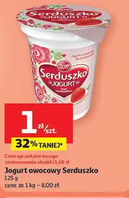 Auchan Jogurt truskawka Zott Serduszko oferta