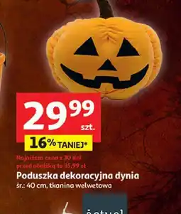 Auchan Poduszka dekoracyjna dynia oferta