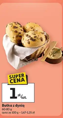 Auchan Bułka z dynią oferta