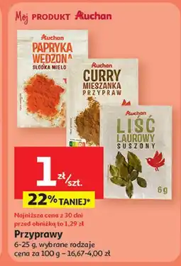 Auchan Papryka wędzona słodka Auchan Różnorodne (Logo Czerwone) oferta