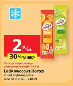 Auchan Lody cytrynka-limonka Hortex oferta