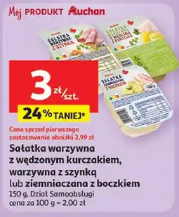 Auchan Sałatka ziemniaczana z boczkiem Auchan Różnorodne (Logo Czerwone) oferta