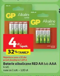 Auchan Baterie alkaliczne aaa Gp Super Alkaline oferta
