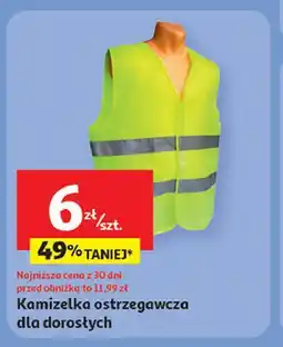 Auchan Kamizelka ostrzegawcza oferta