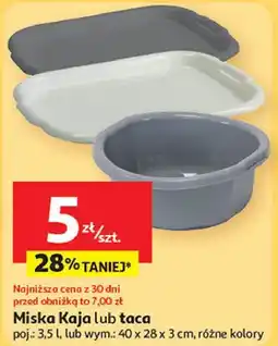 Auchan Taca plastikowa 40 x 28 cm oferta