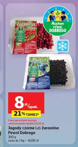 Auchan Jagody leśne Auchan Pewni Dobrego oferta