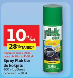 Auchan Środek do czyszczenia i konserwacji kokpitu Plak Car Półmat oferta