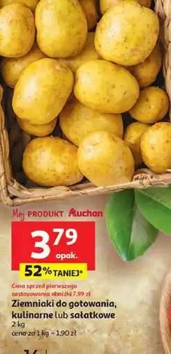 Auchan Ziemniaki sałatkowe oferta