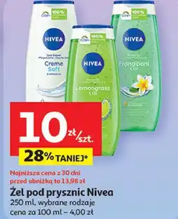 Auchan Żel pod prysznic frangipani & oil Nivea oferta