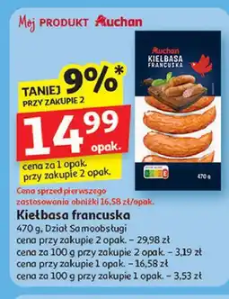 Auchan Kiełbasa francuska Auchan Różnorodne (Logo Czerwone) oferta