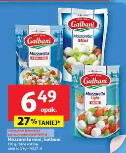 Auchan Ser mozzarella perline Galbani oferta