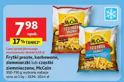 Auchan Cząstki ziemniaka Mccain Golden Wedges oferta