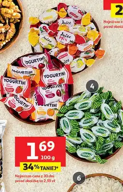 Auchan Cukierki yogurtini Roshen oferta