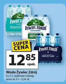 Auchan Woda lekko gazowana Żywiec Zdrój oferta