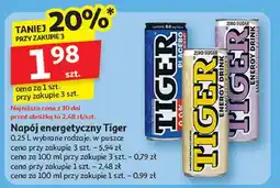 Auchan Napój dragon fruit Tiger Energy Drink oferta