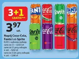 Auchan Napój pomarańczowy Fanta Zero oferta