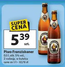 Auchan Piwo Franziskaner Hefe-Weissbier Naturtrub oferta