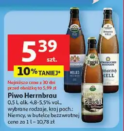 Auchan Piwo Herrnbrau Marzenbier oferta