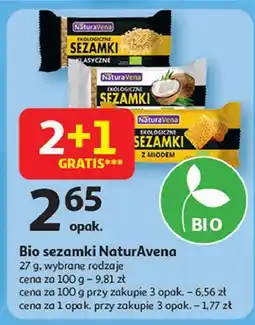 Auchan Sezamki z kokosem Naturavena oferta