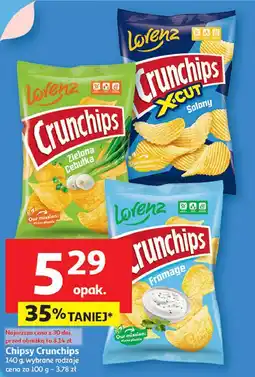 Auchan Chipsy fromage Crunchips oferta