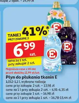 Auchan Płyn do płukania kwiat lotosu i migdał E Aromatherapy oferta