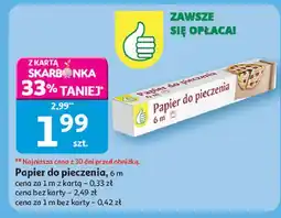 Auchan Papier do pieczenia 6 m Podniesiony Kciuk oferta