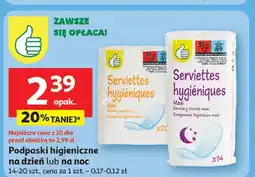 Auchan Podpaski higieniczne na dzień maxi Podniesiony Kciuk oferta