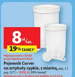 Auchan Pojemnik na artykuły sypkie 1.7 l z miarką Curver oferta