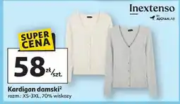 Auchan Kardigan damski xs-3xl Inextenso By Auchan oferta