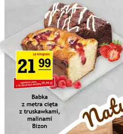 Gram Market Babka z metra cięta z truskawkami, malinami bizon oferta